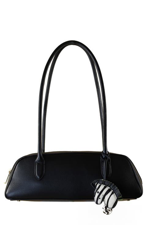 Medium Nori Genuine Calf Hair Bowler Satchel