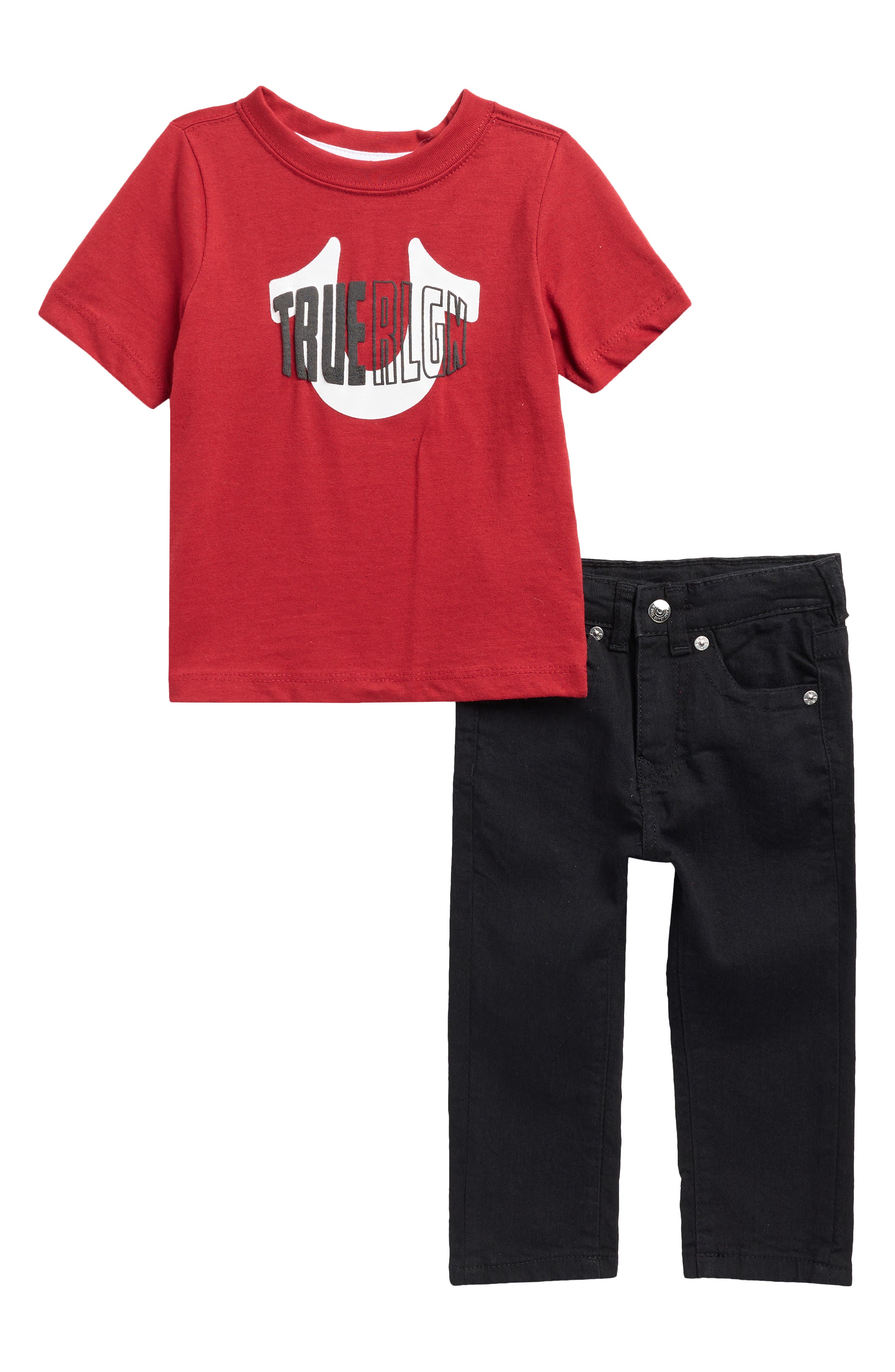 True Religion Kids' Graphic T-Shirt & Jeans Set