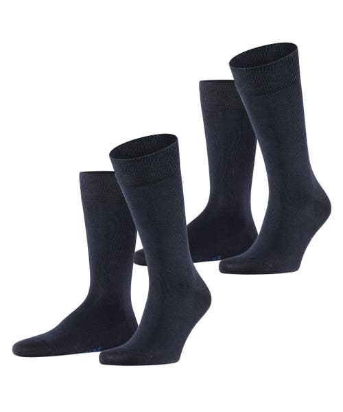 Falke Happy 2-pack Cotton Socks In Blue