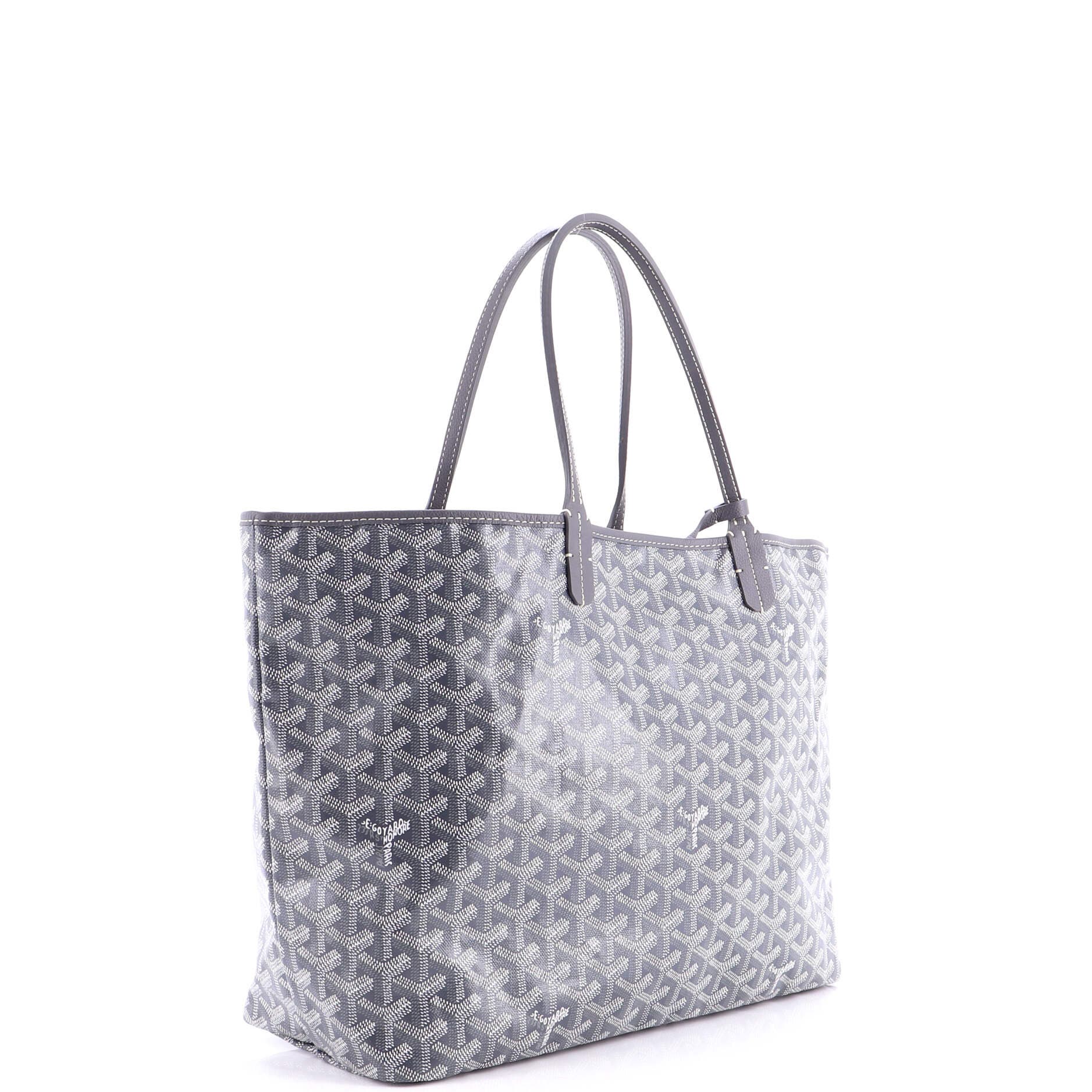Pre-Owned Goyard Saint Louis Tote Coated Canvas PM, Alternate, color, Gray