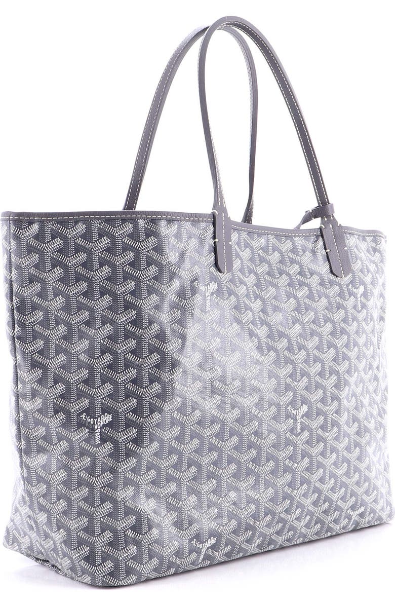 Pre-Owned Goyard Saint Louis Tote Coated Canvas PM, Alternate, color, Gray
