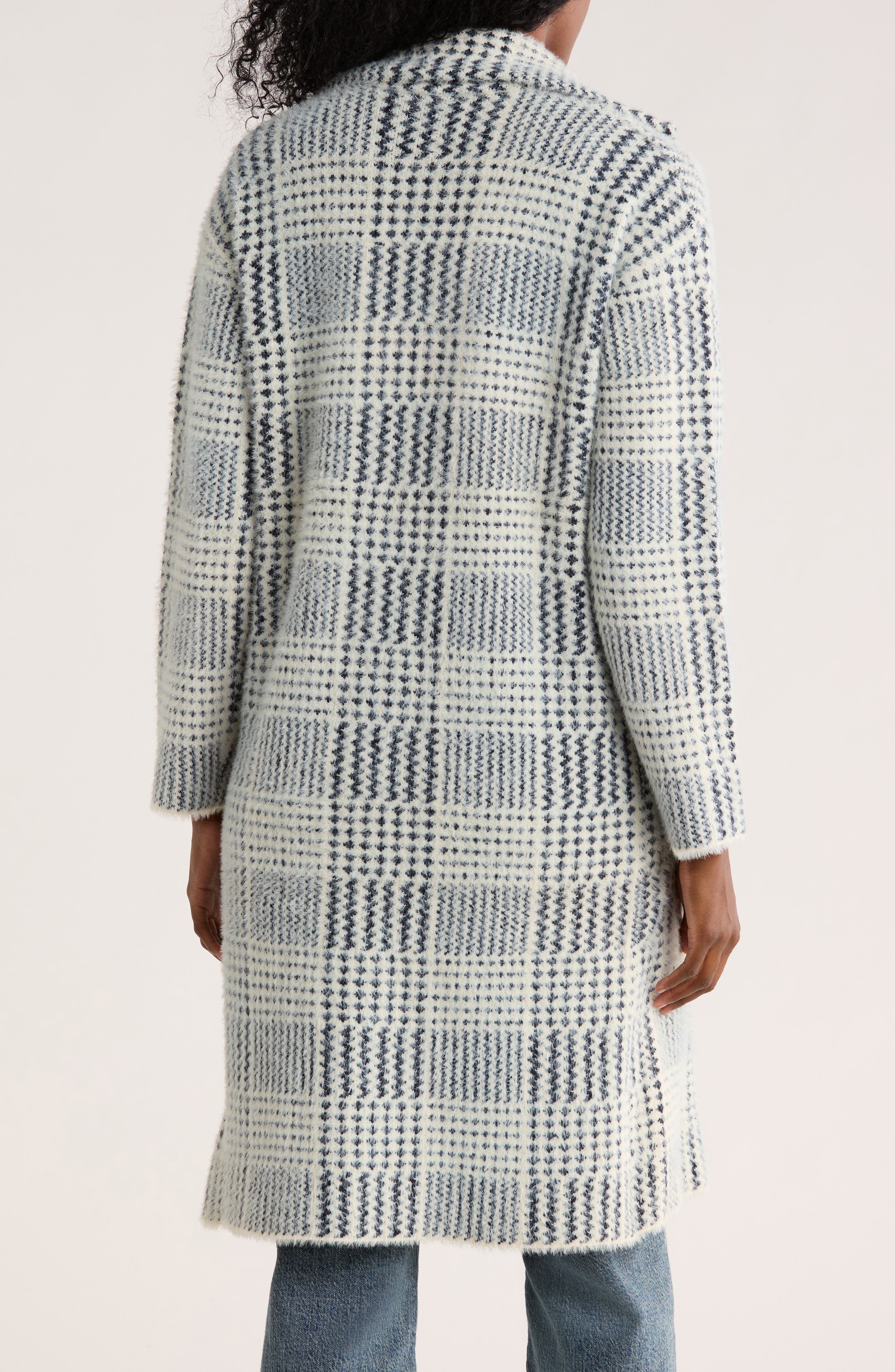 Notch Collar Printed Sweater - image 4