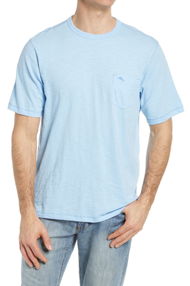 Bali Beach Crewneck T-Shirt, Main, color, CHAMBRAY BLUE