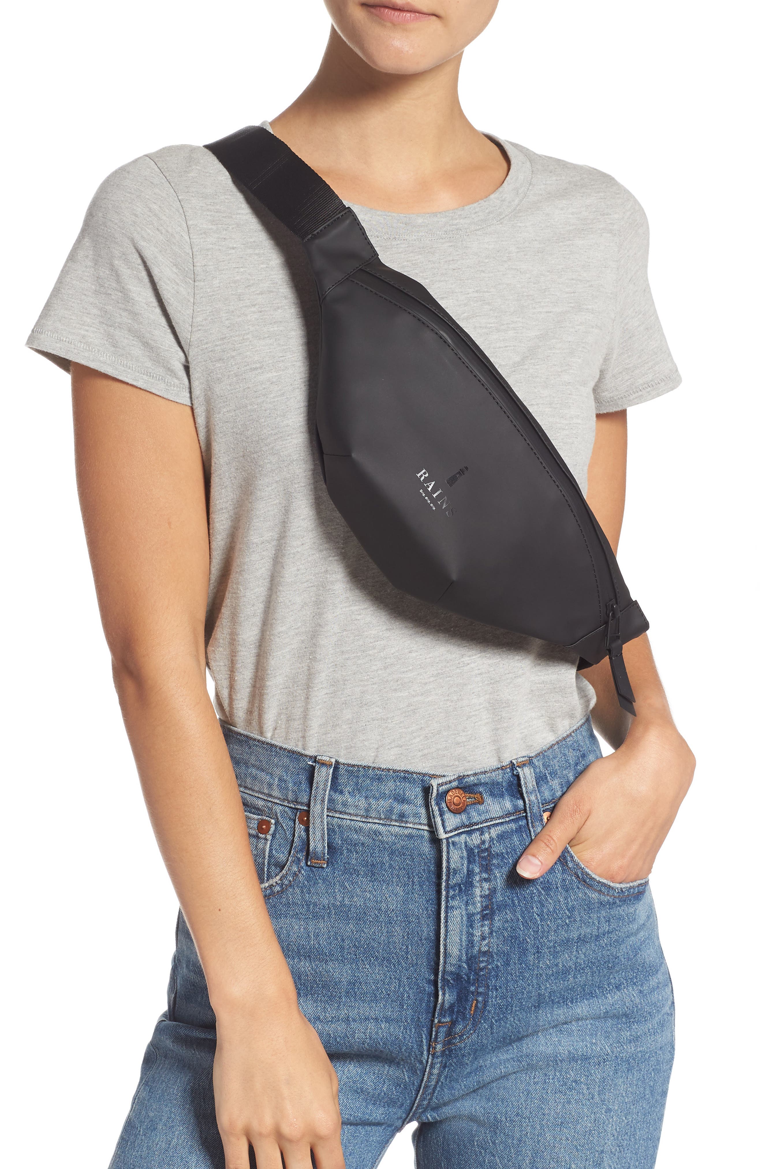 Rains Mini Belt Bag, Alternate, color, 