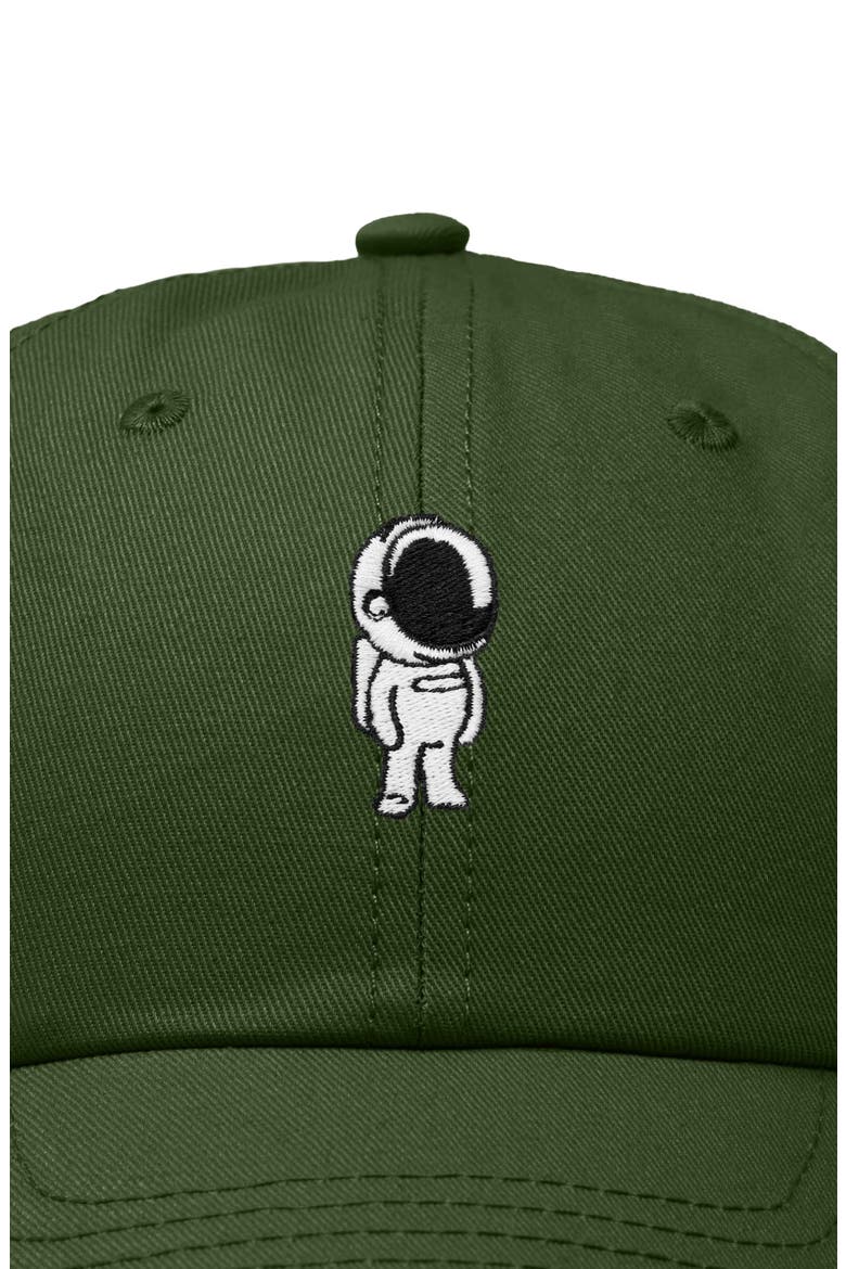 Astronaut Embroidered Space Hat, Alternate, color, Olive