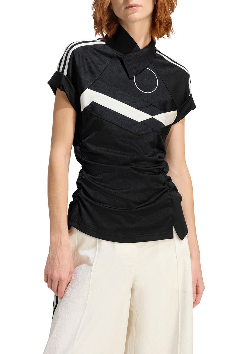 Re-Con Short Sleeve Top, Main, color, BLACK