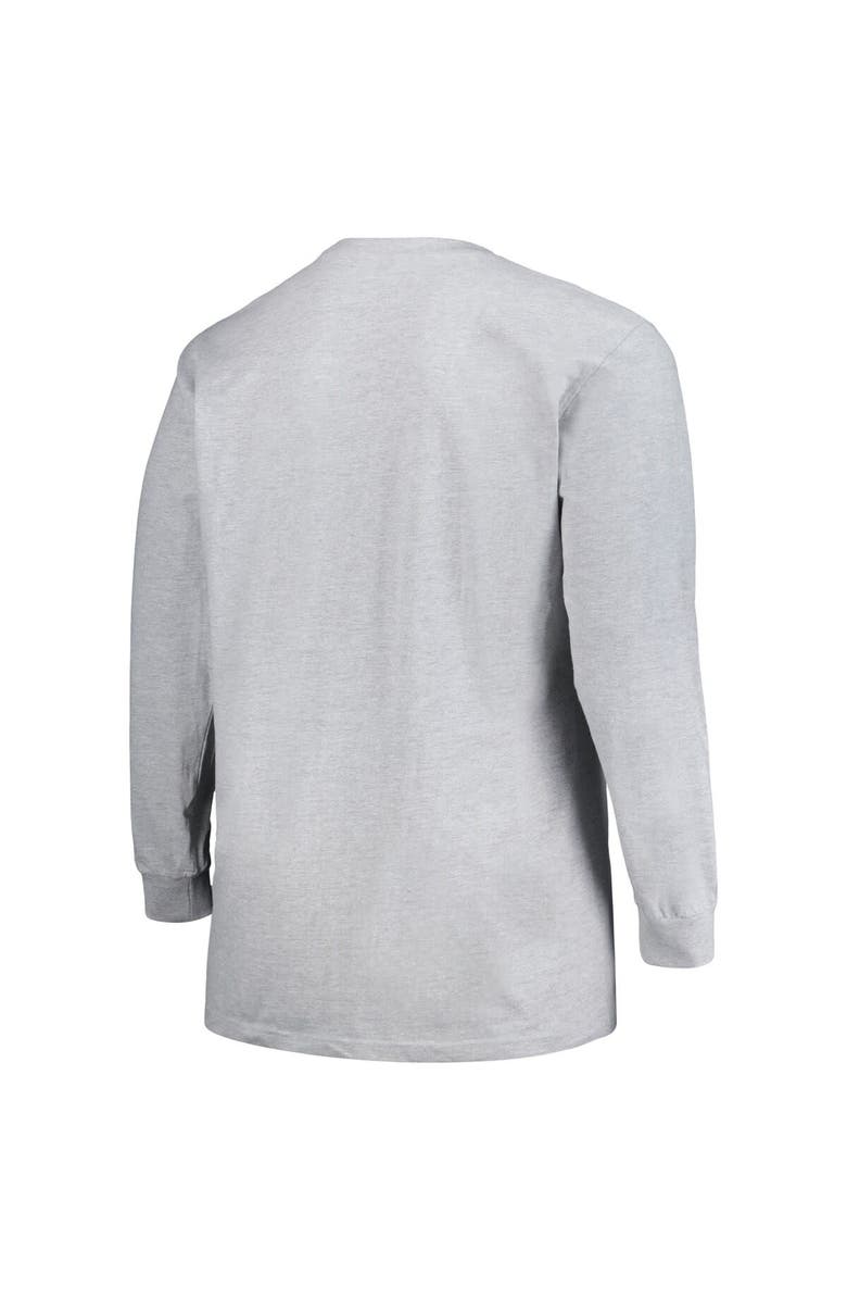 PROFILE Men's Profile Gray Air Force Falcons Big & Tall Mascot Long Sleeve T-Shirt, Alternate, color, Gray