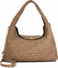 Dune London Deliberate L Woven Shoulder Bag