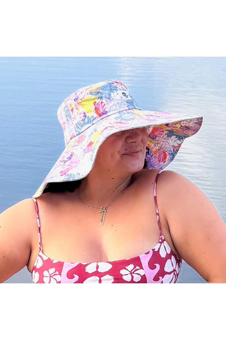 Marysol Packable Sun Hat, Alternate, color, Flower Goddess