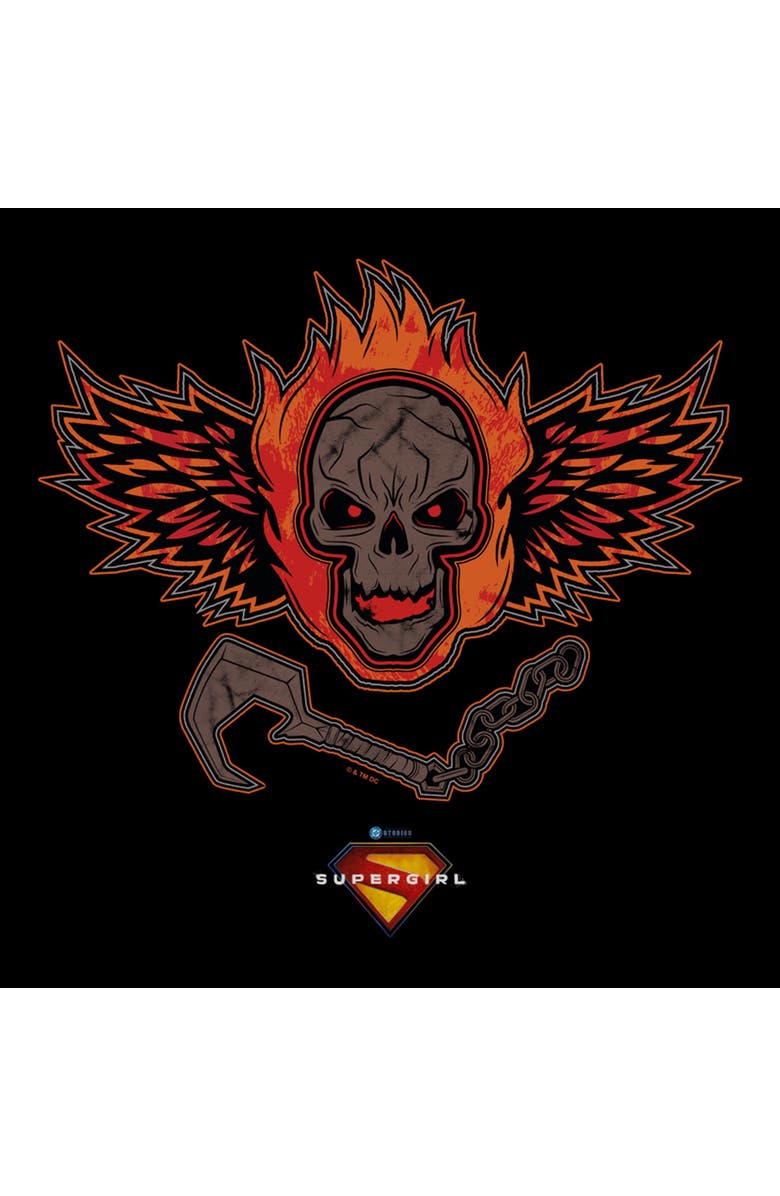 Supergirl Men's Supergirl Ruthless and Feared Logo Graphic T-Shirt, Alternate, color, Black