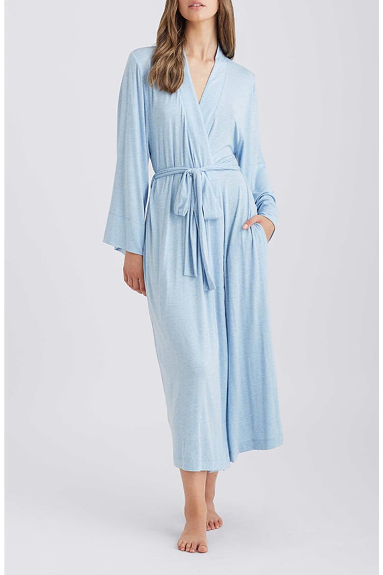 Kate Stretch Modal Maxi Robe, Main, color, WINTER BLUE