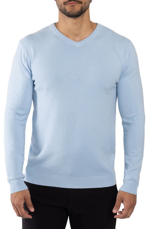 V-Neck Rib Knit Sweater