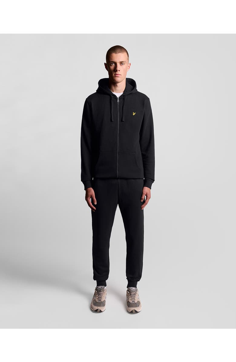 Lyle & Scott Zip Through Hoodie, Alternate, color, Jet Black