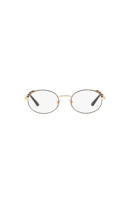 Vogue Eyewear 50mm Irregular Optical Glasses In Gold