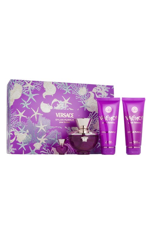 Versace Dylan Purple Eau De Parfum 3-piece Gift Set In No Color