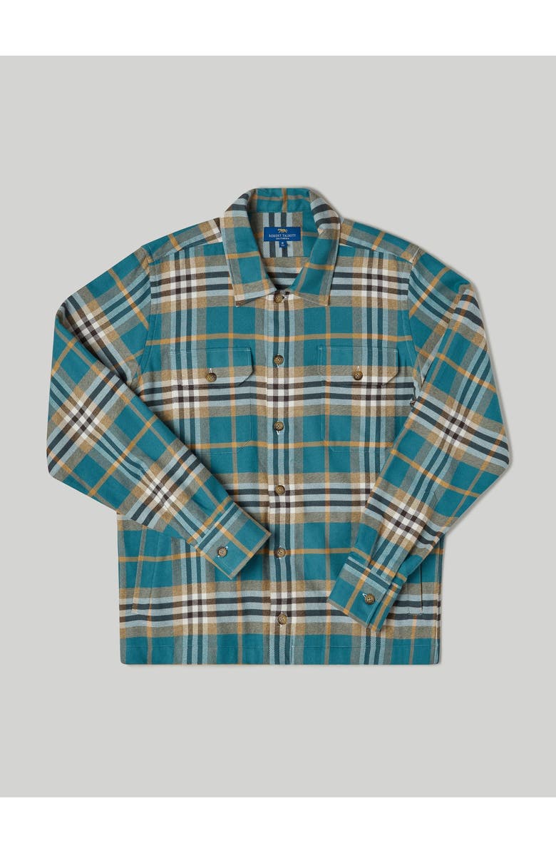 Robert Talbott Adams Shirt Jacket, Alternate, color, Teal Multi