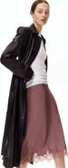 H&M Lace-trimmed slip skirt