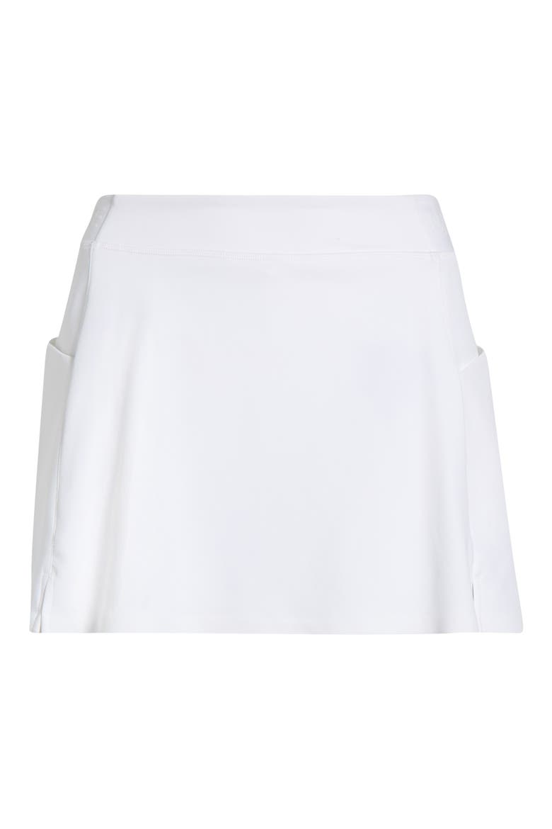Knockout Mid Rise Scuba Knit Golf Skort, Alternate, color, SNOW