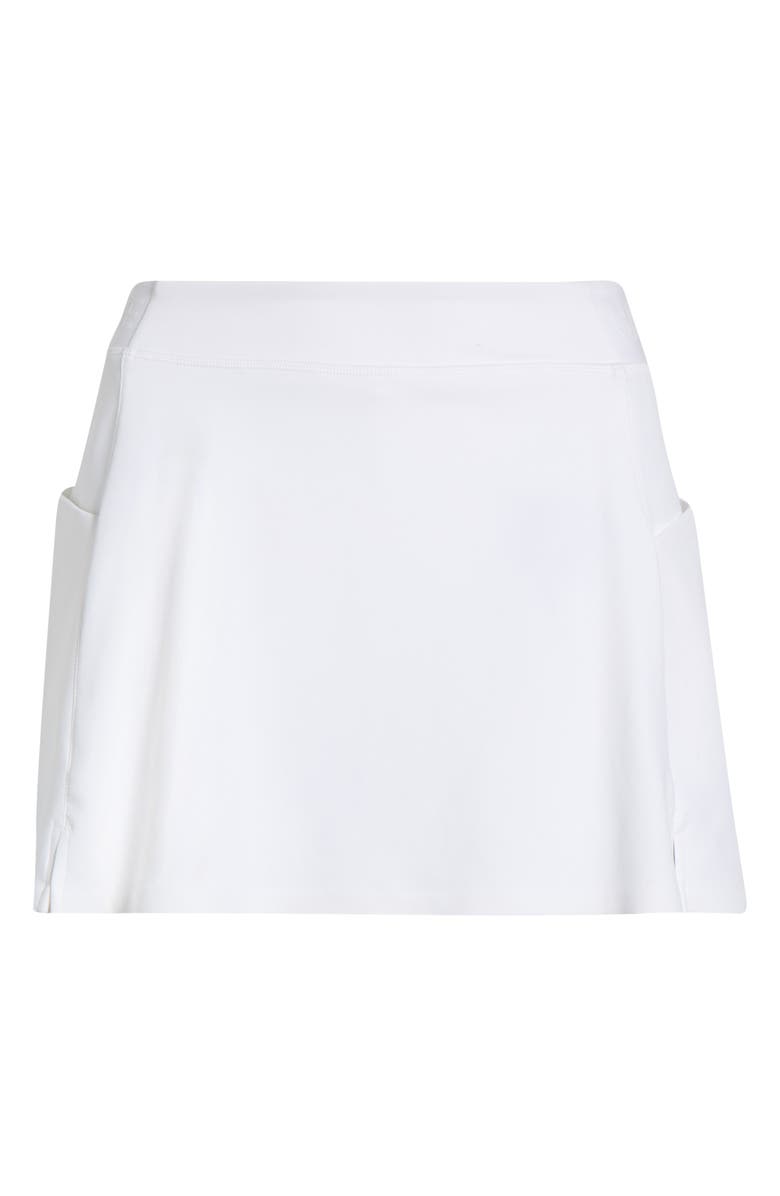 G/FORE Knockout Mid Rise Scuba Skort, Alternate, color, Snow