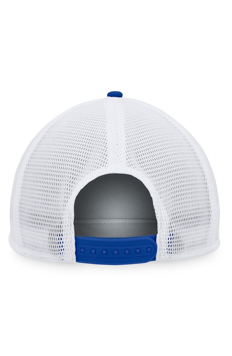 MAJESTIC Men's Majestic Royal/White New York Mets Foam Trucker Snapback Hat, Alternate, color, 