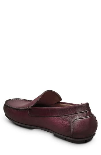 Allen Edmonds Santiago Driving Loafer In Burgundy