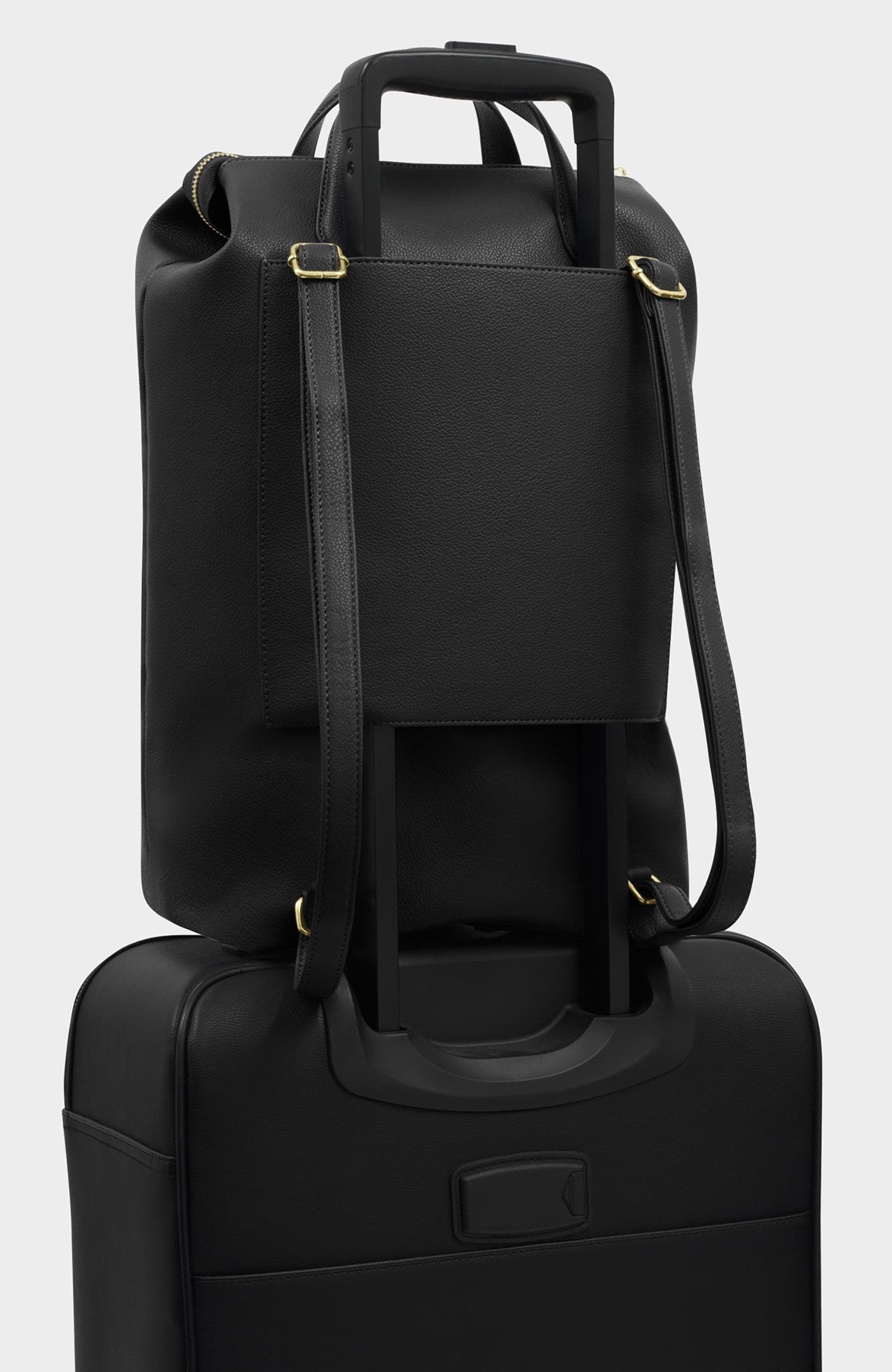 Katie Loxton Milan Cabin Travel Backpack, Alternate, color, Black