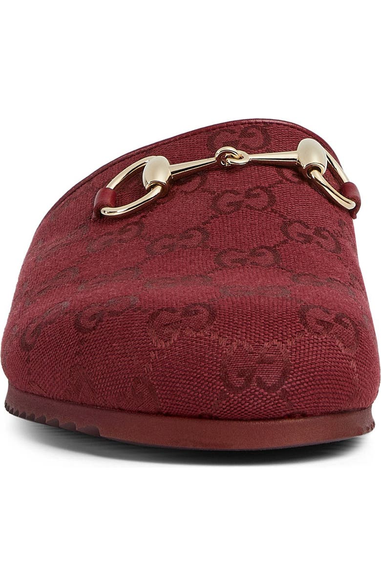 Gucci Sol GG Supreme Horsebit Mule, Alternate, color,