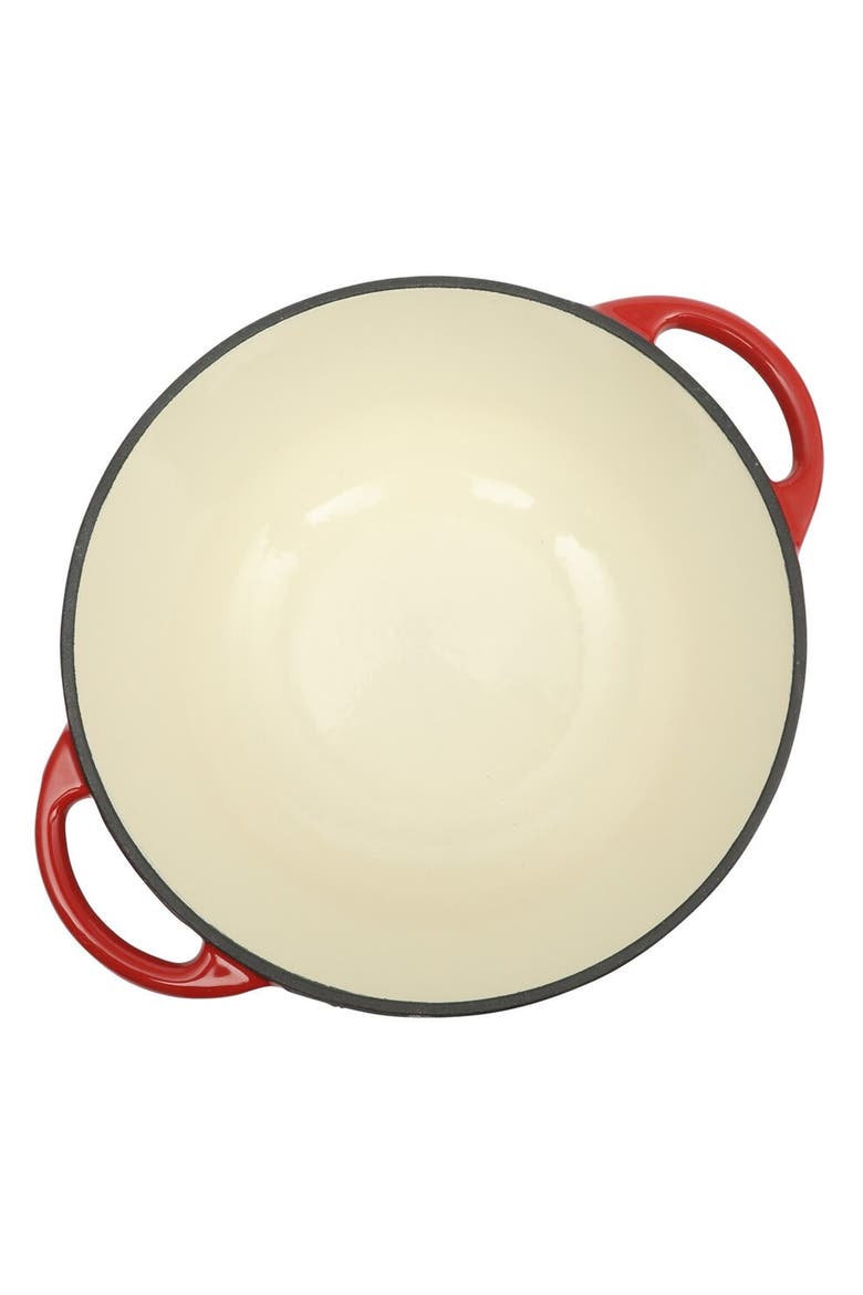 Addlestone 2.65 Quart Enameled Cast Iron Dutch Oven with Lid, Alternate, color, Red