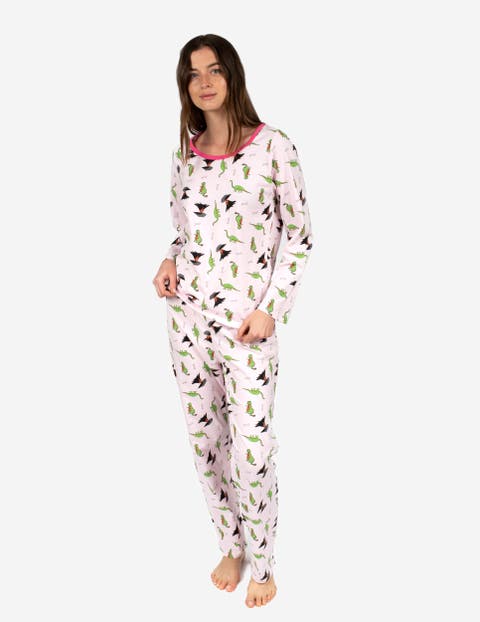 Women's Loose Fit Cotton Matching Family Pajamas, Fun & Character Themes