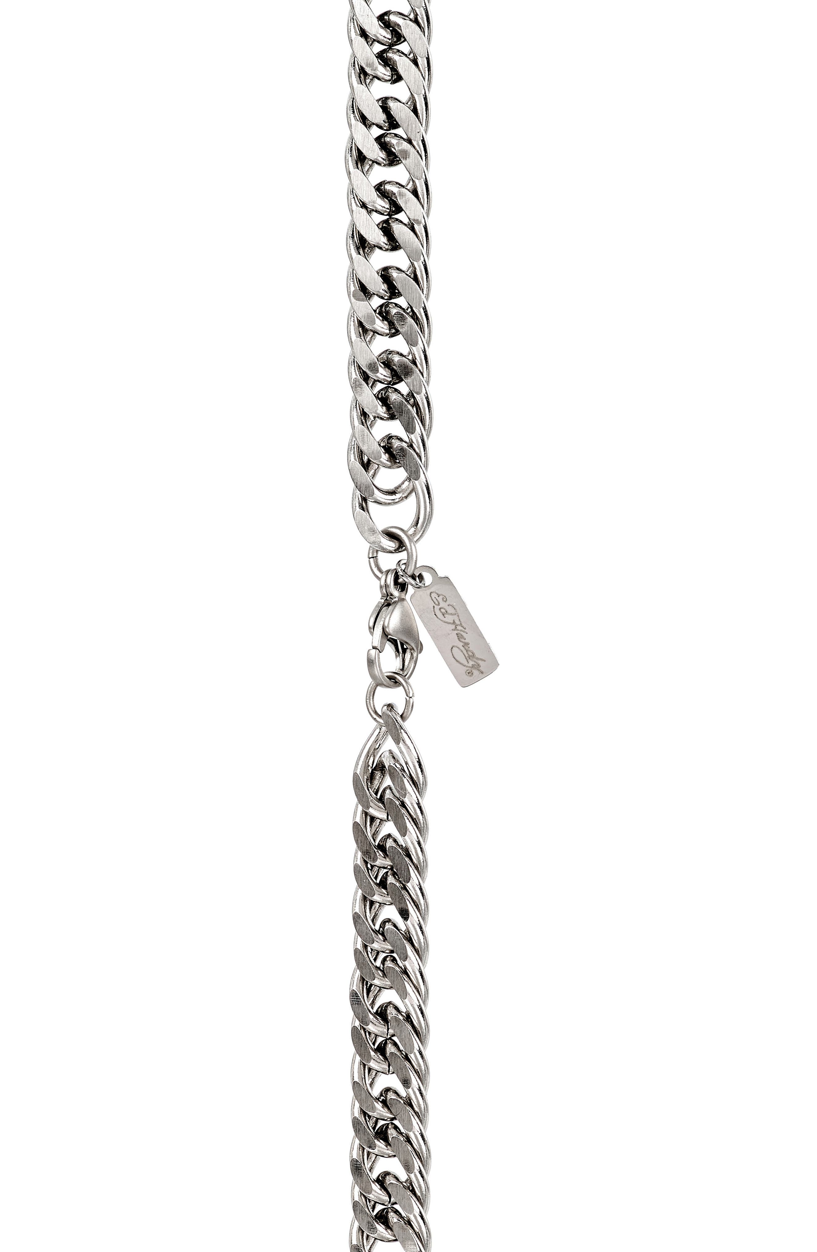 Ed Hardy Men's Stainless Steel Curb Chain Necklace (Men) | Nordstromrack