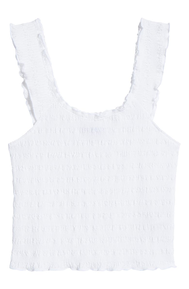 Florence by Mills Lettuce Edge Tank, Alternate, color, Bright White