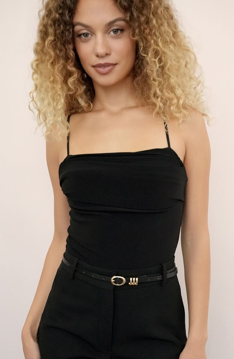 Ettika Triple Keeper Belt, Alternate, color, Black