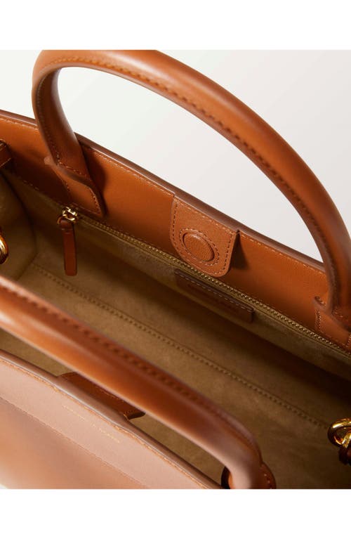 Veronica Beard Dash Leather Top Handle Bag
