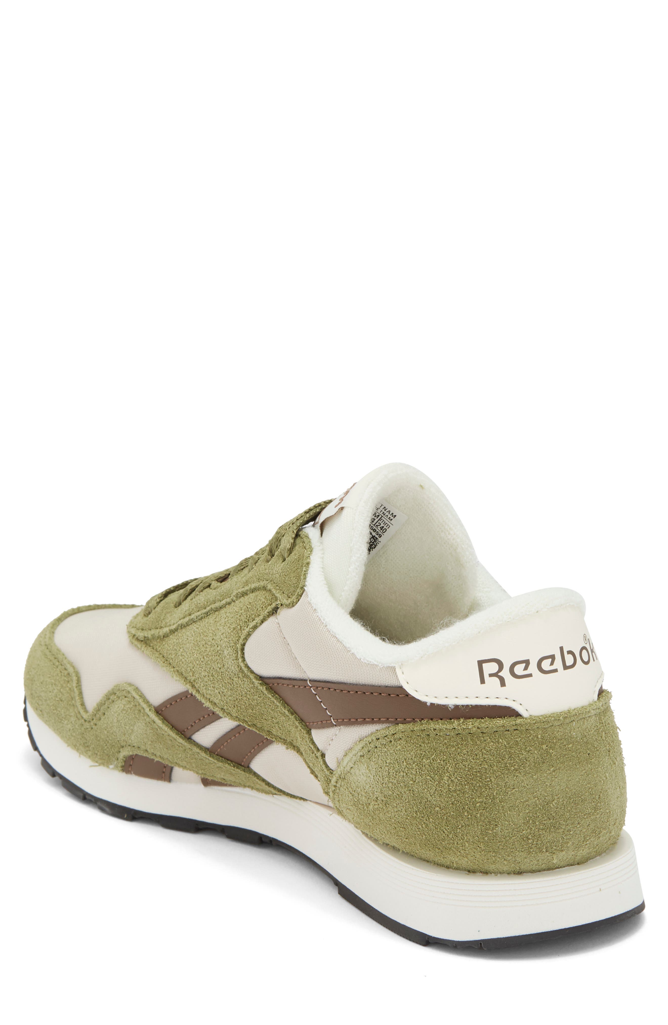 Classic Nylon Sneaker, Alternate, color, GREEN BROWN GREY