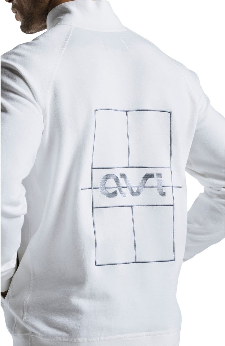 AVI Pickleball Warmup Pullover, Alternate, color, White Lotus
