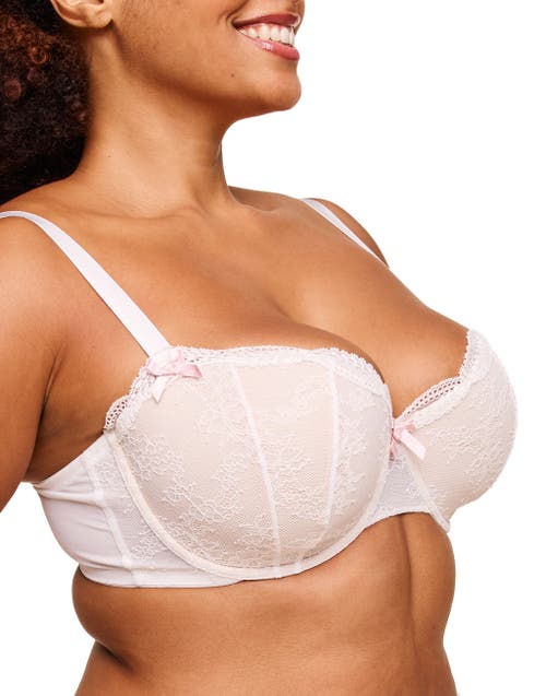 Adore Me Anabella Contour Balconette Bra In White