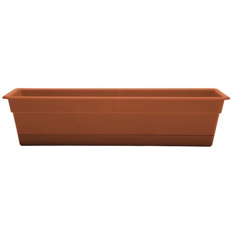 24 Inch Dura Cotta Window Box Planter