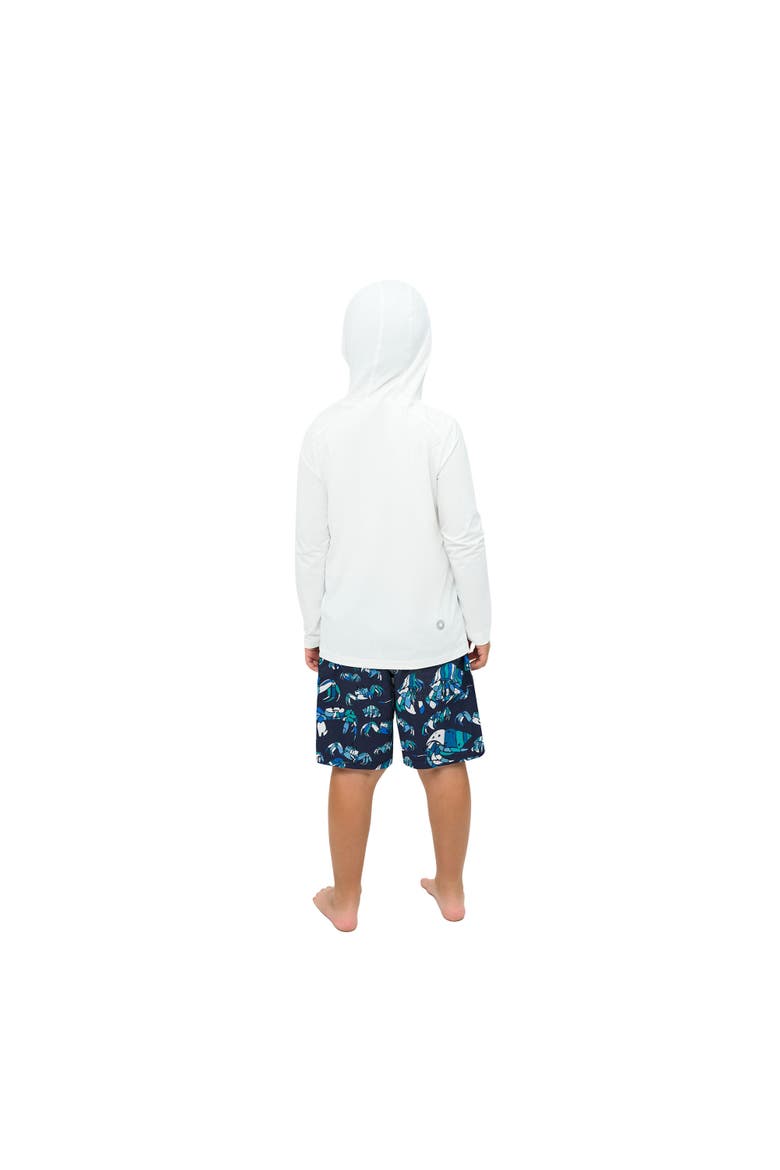 Kid's Full Zip Hoodie Top, Alternate, color, White