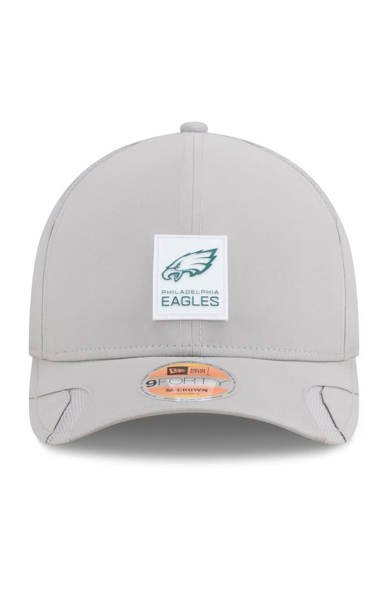 New Era Men's New Era Gray Philadelphia Eagles 2025 Sideline  M-Crown 9FORTY Adjustable Hat, Alternate, color, Gray