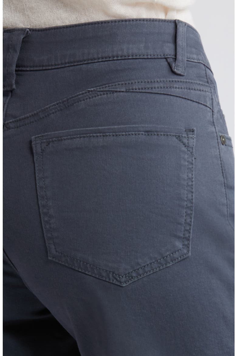 Mid Length Stretch Twill Shorts, Alternate, color, SHADOW