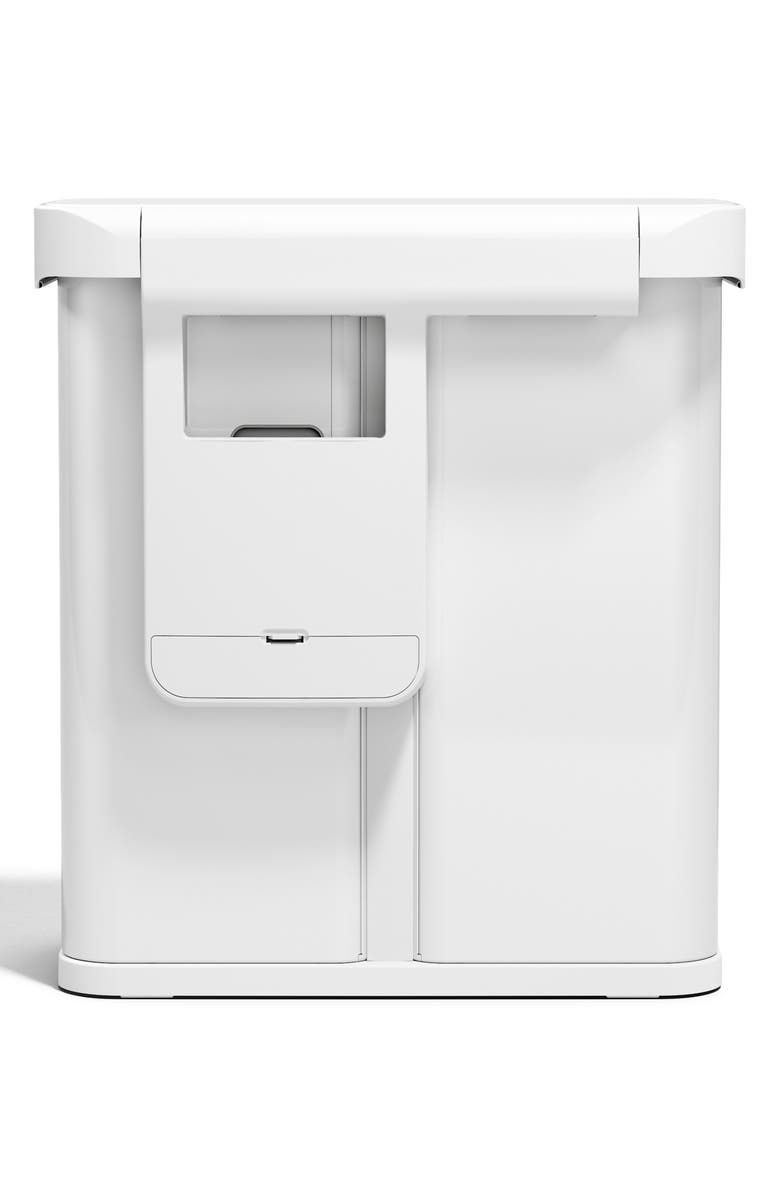 simplehuman 58-Liter Sensor Recycler with Voice + Motion Sensor, Alternate, color, 