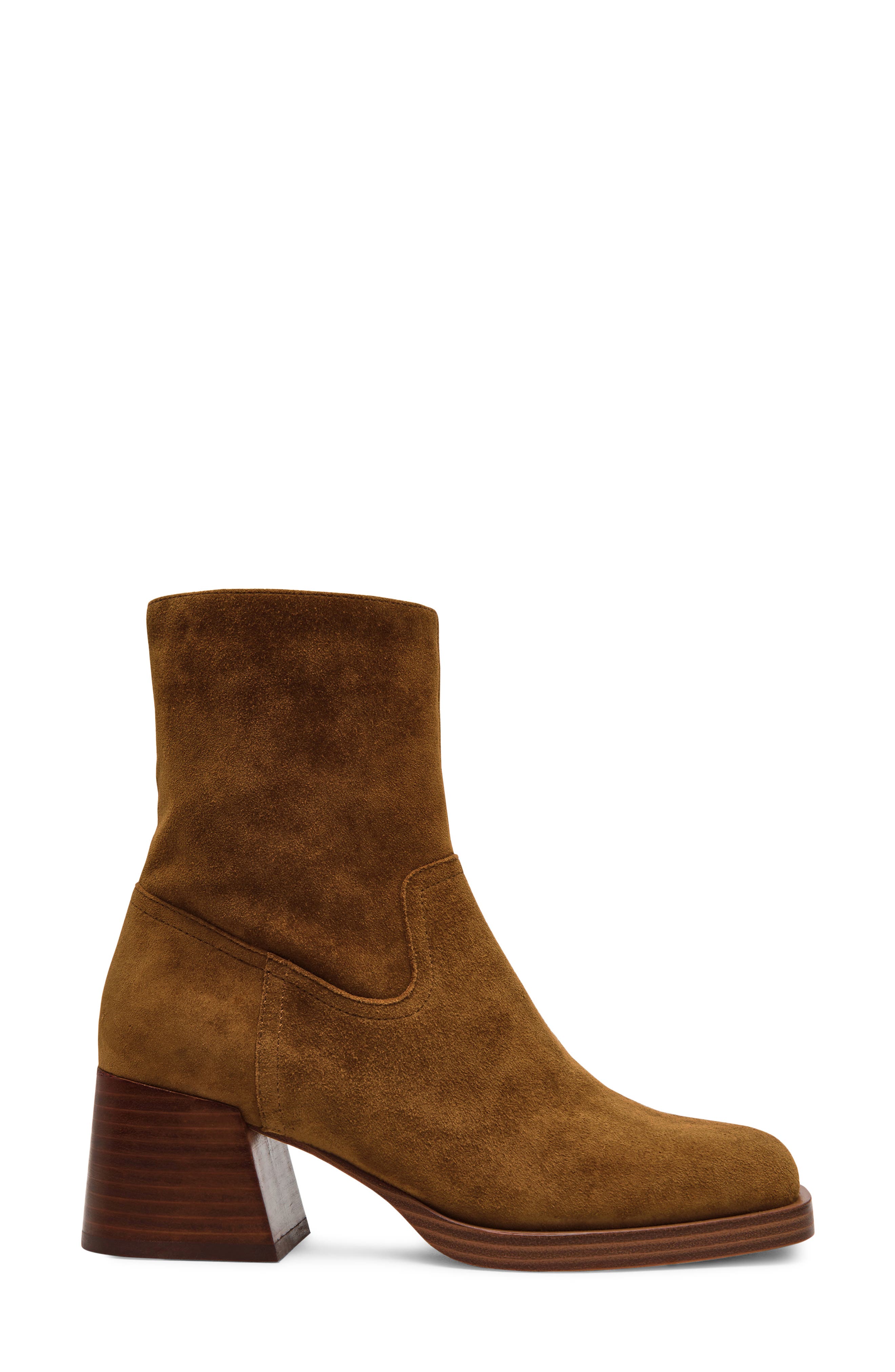 Steve Madden Latches Bootie, Alternate, color, Chestnut Suede