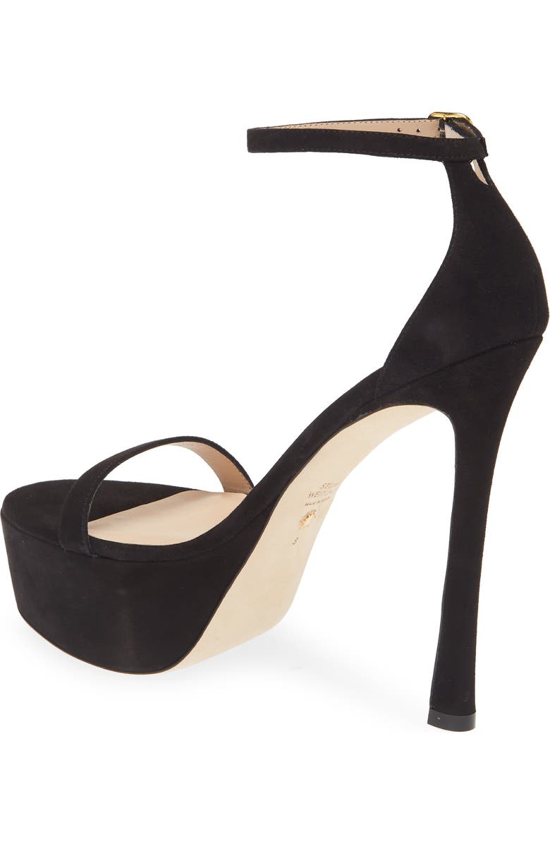 Stuart Weitzman Nudistcurve Hollywood Platform Sandal, Alternate, color,