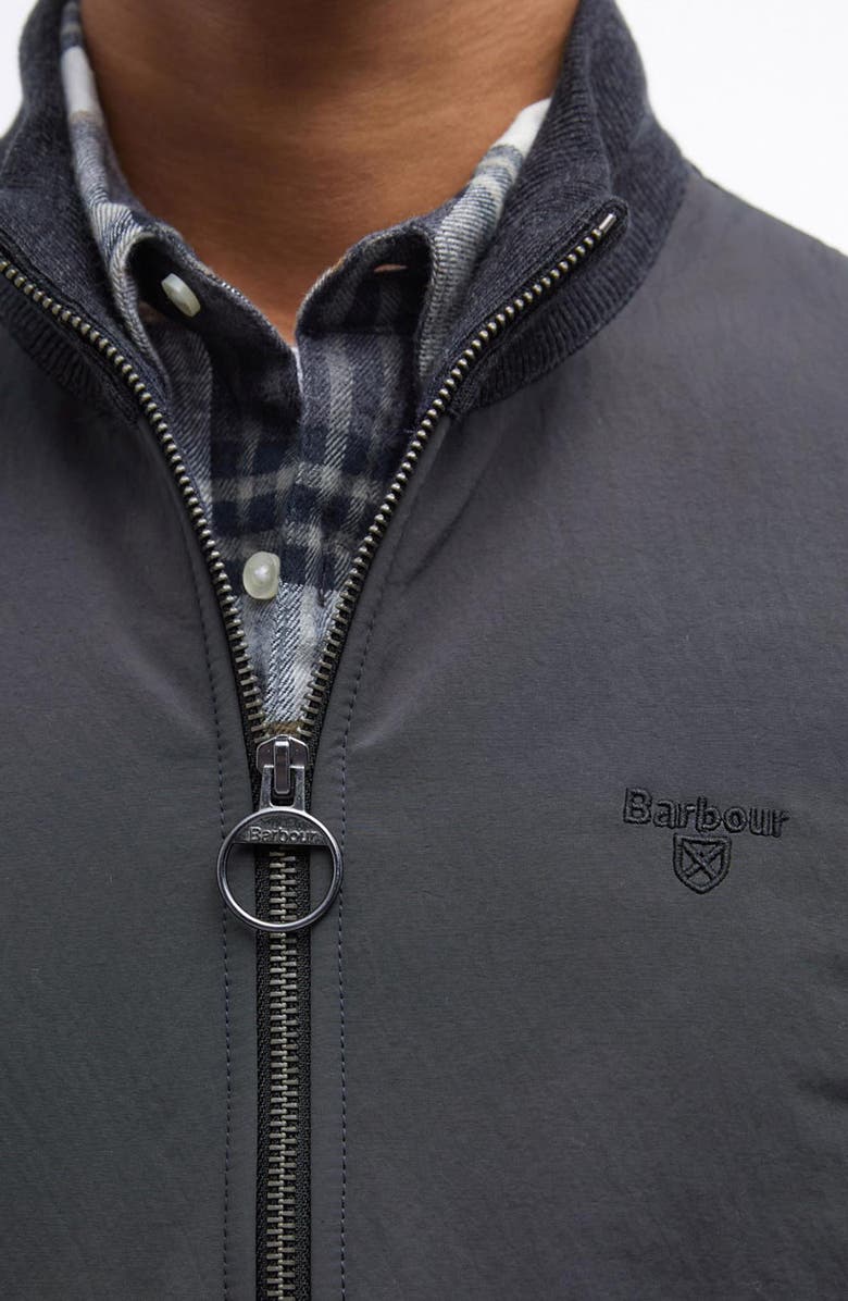 Barbour Leyburn Cotton & Wool Zip-Up Vest, Alternate, color, 