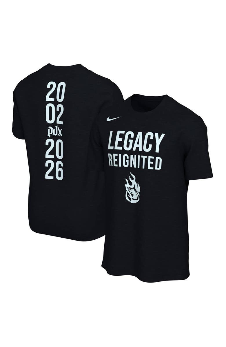 Nike Men's Nike Black Portland Fire Legacy Reignited T-Shirt, Main, color, Black