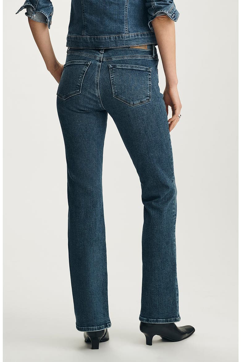 Molly Mid Rise Bootcut Jeans, Alternate, color, DARK BRUSHED FLEX BLUE