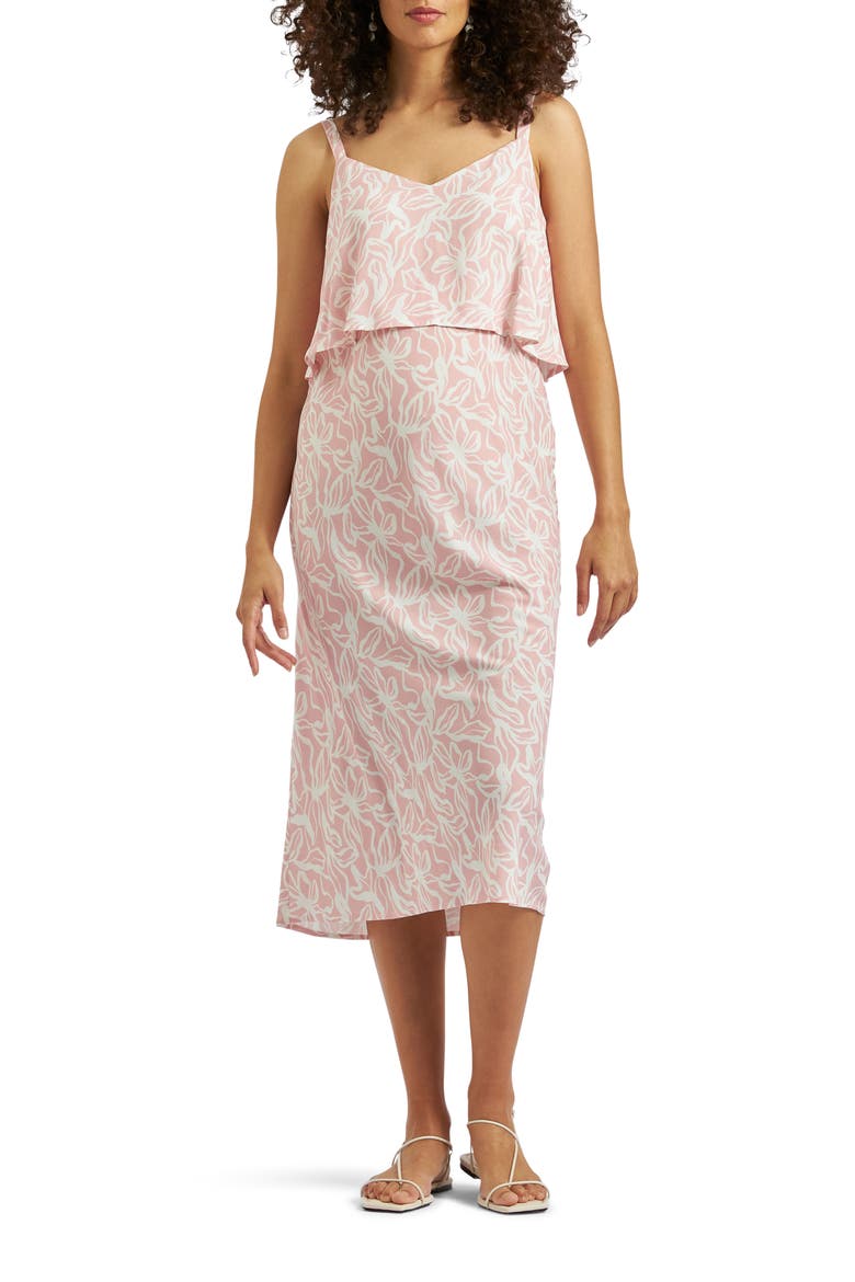 Jilly Nursing Slip Dress, Main, color, SOFT PINK