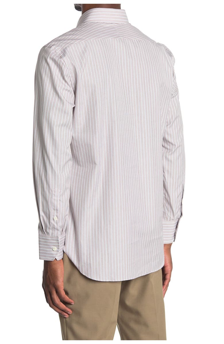 Thomas Pink Supraluxe Dobby Stripe Print Shirt, Alternate, color, 