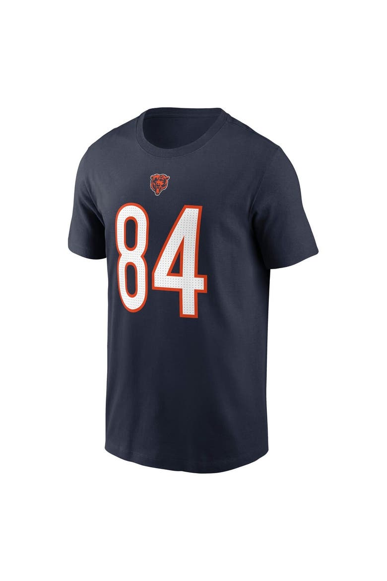 Men's Nike Colston Loveland Navy Chicago Bears  Name & Number T-Shirt, Alternate, color, Navy
