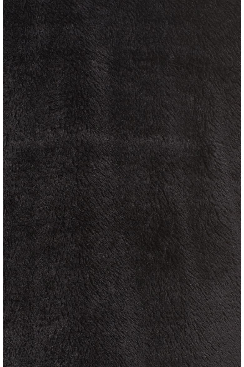Furry Fleece Jacket, Alternate, color, TNF BLACK